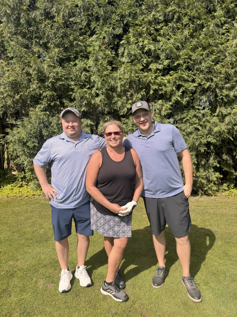 Champion Flight - 4th Place: Jeremy Boldt, Diane Pulkrabek and Andrew Egle