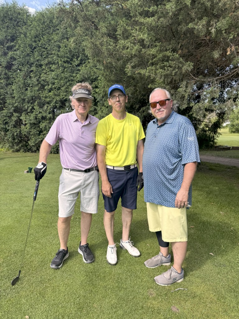 First Flight - 1st Place: Brian Patterson, Brad Roegiers and Steve Prybil