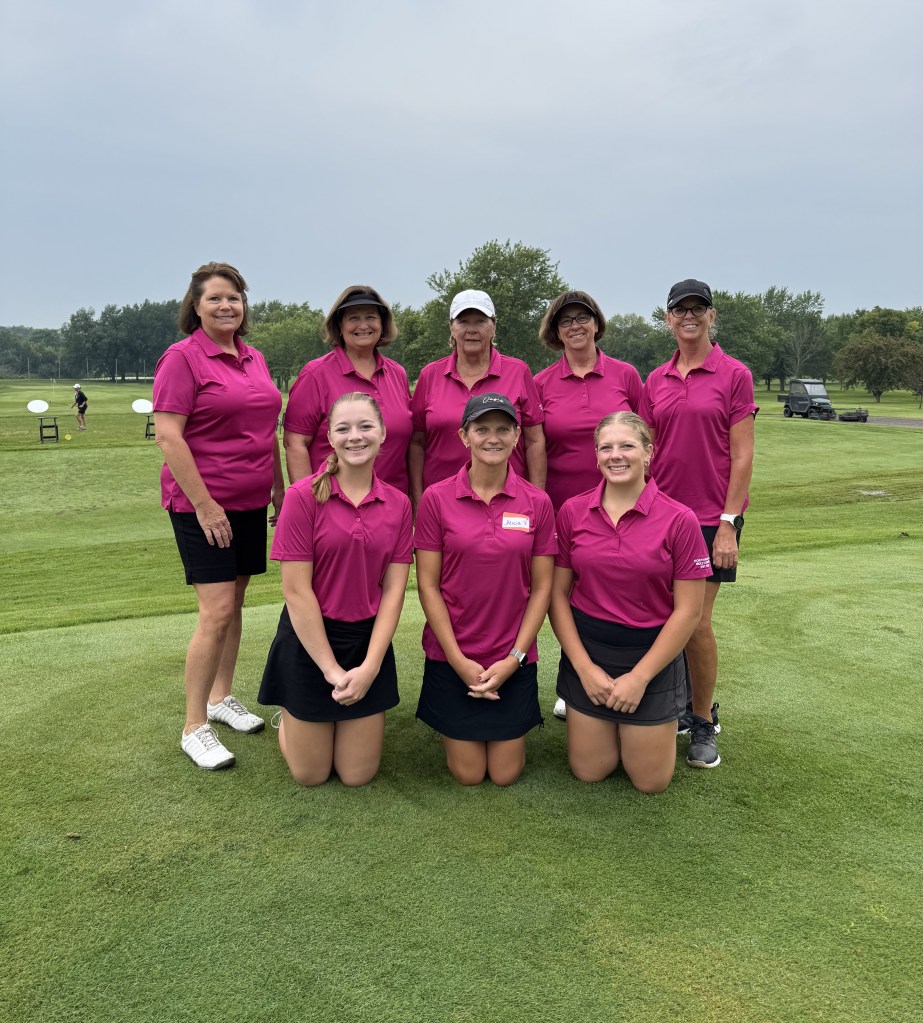 2025 5-Star Tournament Participants - 2nd Place Back row: Teresa Scherer, Holly Fairbanks, Terry Frasik, Kathy Grace, Trudy Fairbanks. Front row: Ashley Bistodeau, Alicia Voight, Hailey Bistodeau