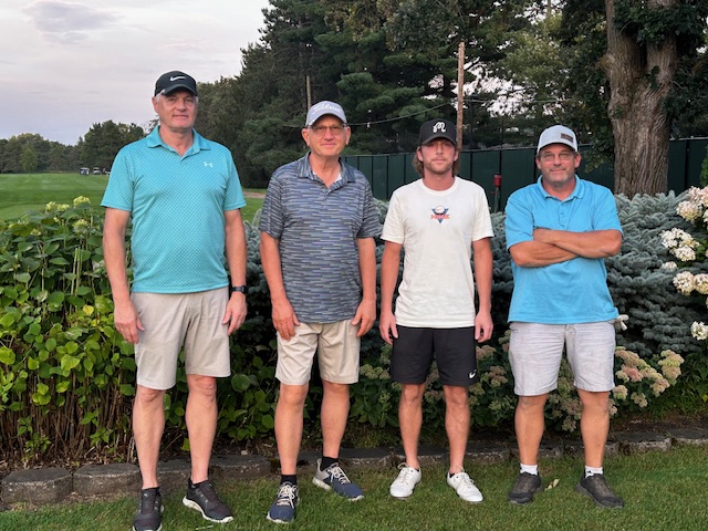 League Runner-Ups: Team Good for Gary Dennis Hensch (sub), Gary Meinz, Curt Peltier and Jim Peterson (sub) Missing: Adam Pitman and Chet Morgan