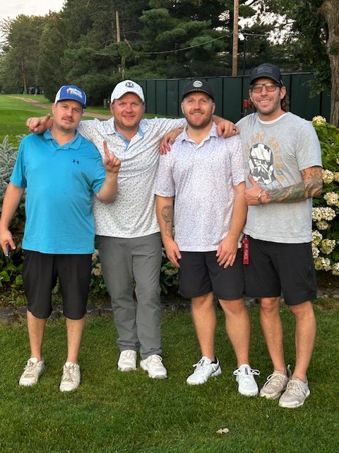 League Champions: Team Off Constantly Brandon Mueller, Ryan Sowka, Tyler Sowka and Bowie McClaskie