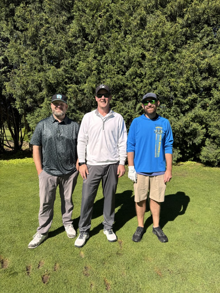 First Flight - 3rd Place: Bryan Peters, Tony Beaver and Brad Peters