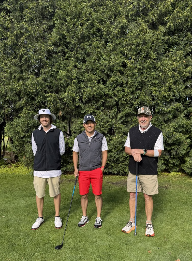 Championship Flight - 5th Place: Tyler Leland, Matt Kangas and Greg Leland