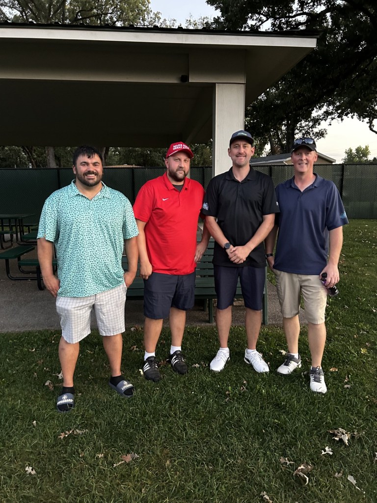 "Team Watters/Pizza Pub": Eddie Meier, Brian Pose, Tony Watters and Tony Beaver